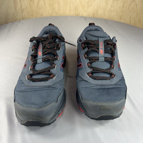 New Balance MT510RB5 Men's 10.5 Navy Red Trail Running Shoes Sneakers - Picture 10 of 16